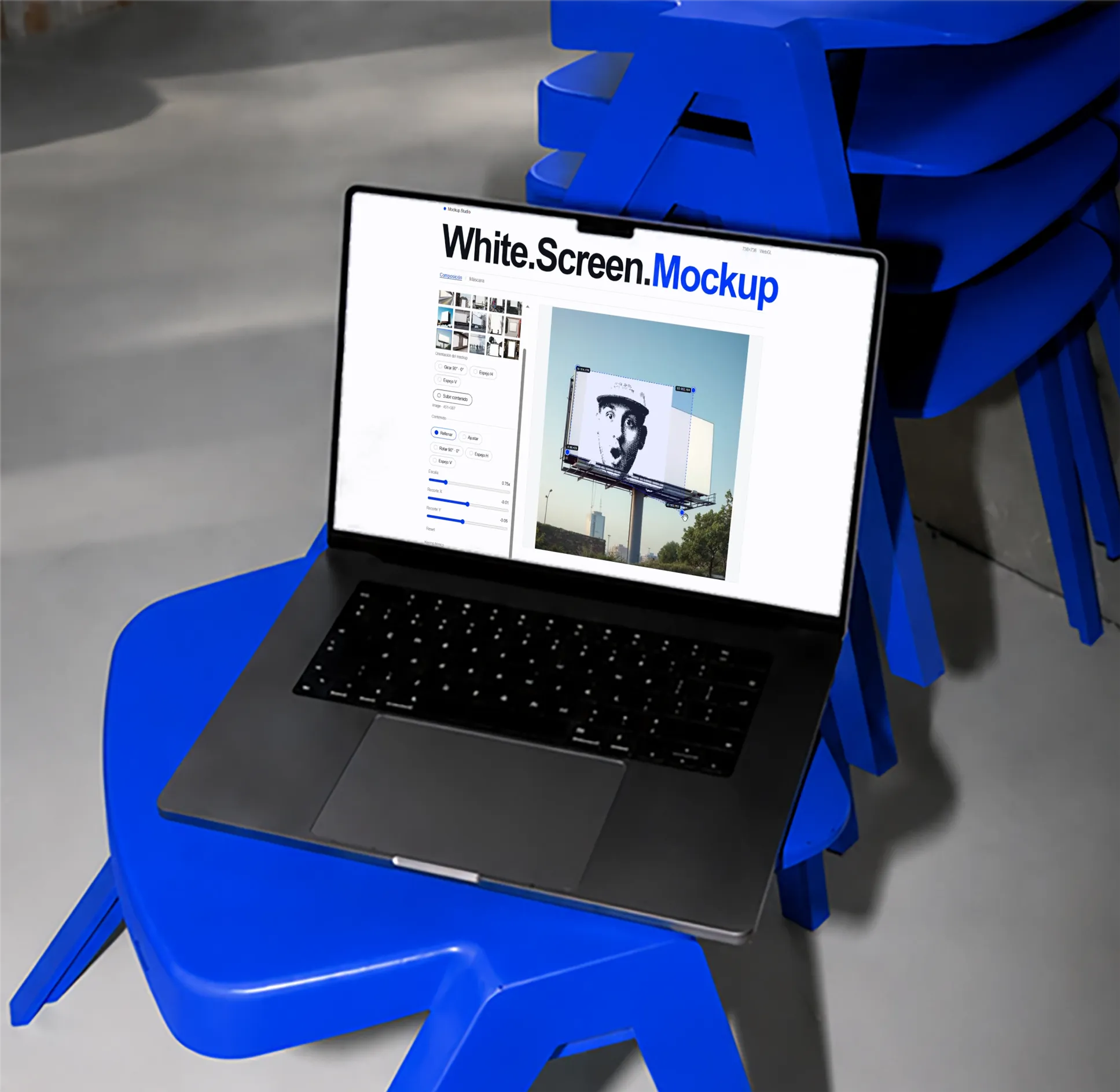White.screen Mockup photo 1